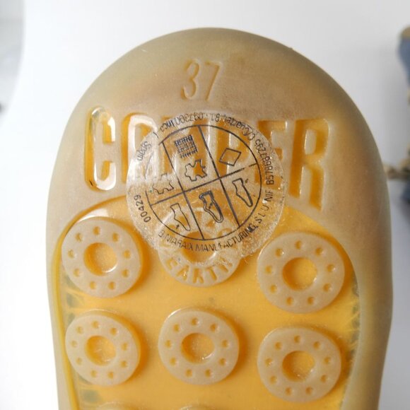 CAMPER Peu Flat Sneakers Shoes Womens Size 37 6.5 7 Blue Nubuck NEW - Picture 11 of 12